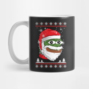 Santa Pepe FeelsOkayMan Mug